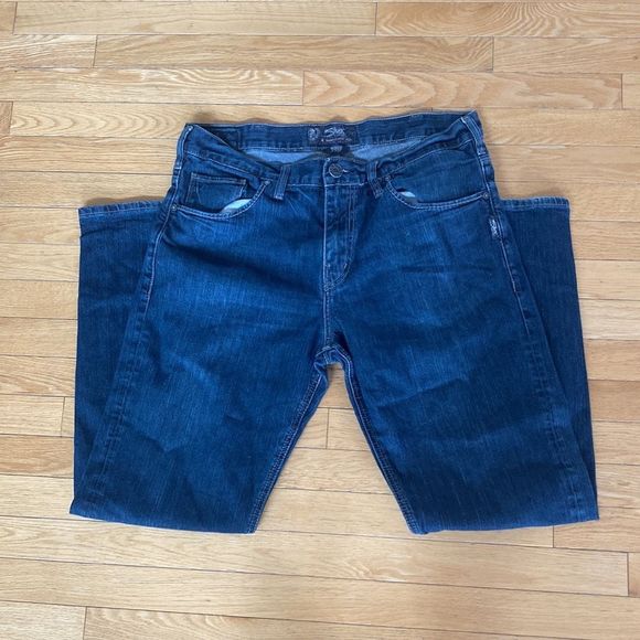 Silver jeans Men’s Gordie taper size 34 - Picture 2 of 9